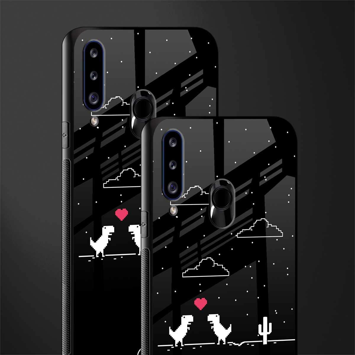 t-rex glass case for samsung galaxy a20s image-2