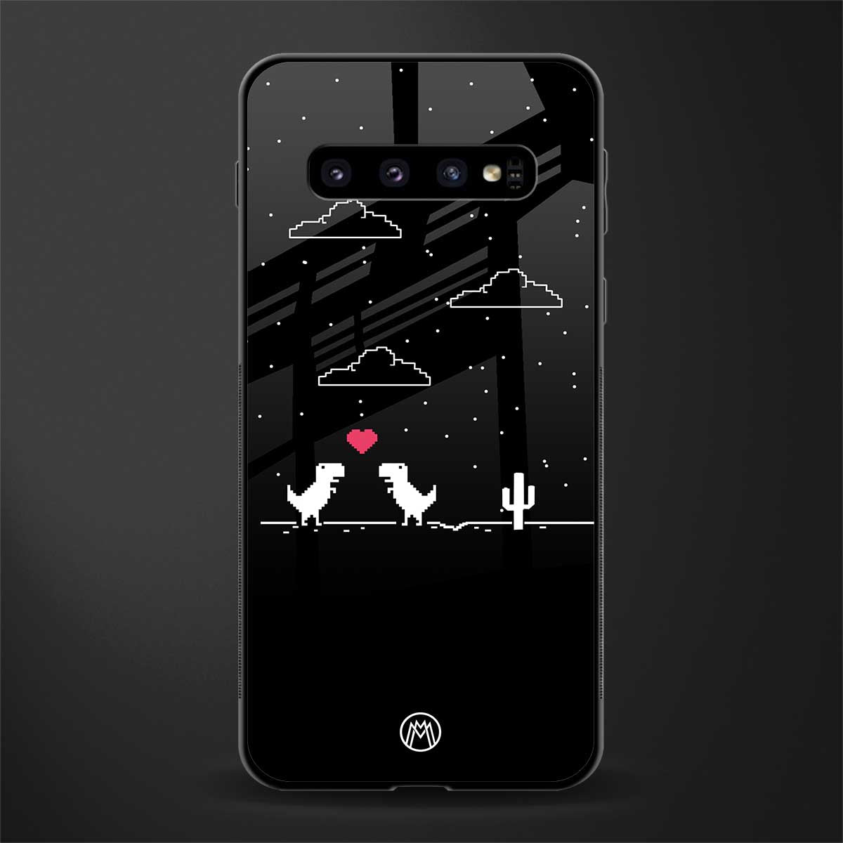 t-rex glass case for samsung galaxy s10 plus image