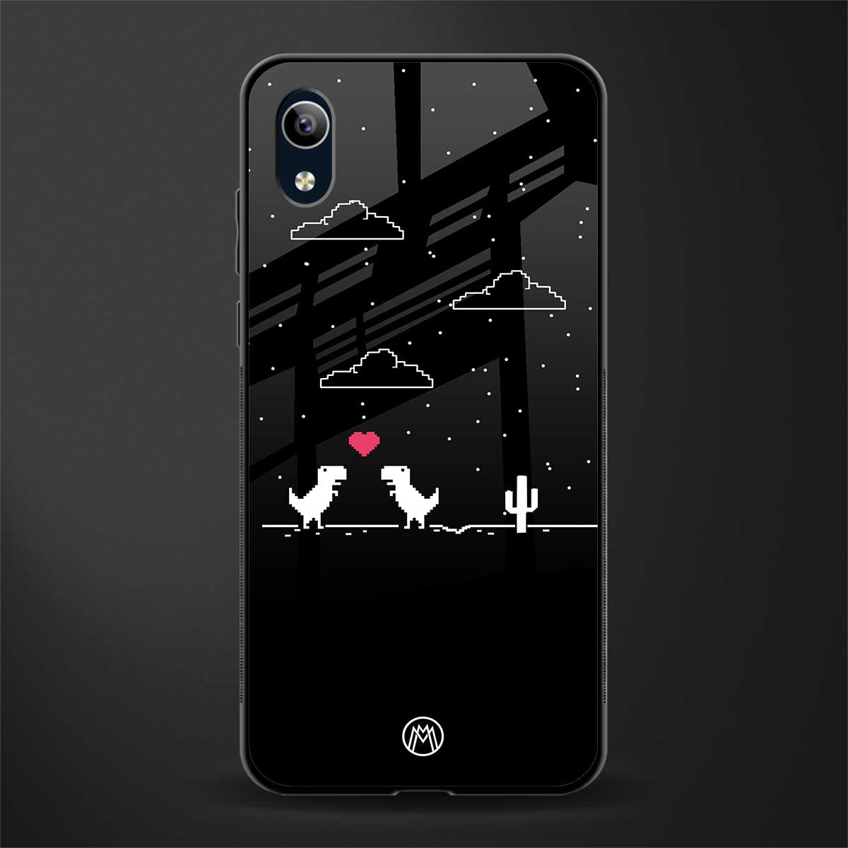 t-rex glass case for vivo y1s without fingerprint image