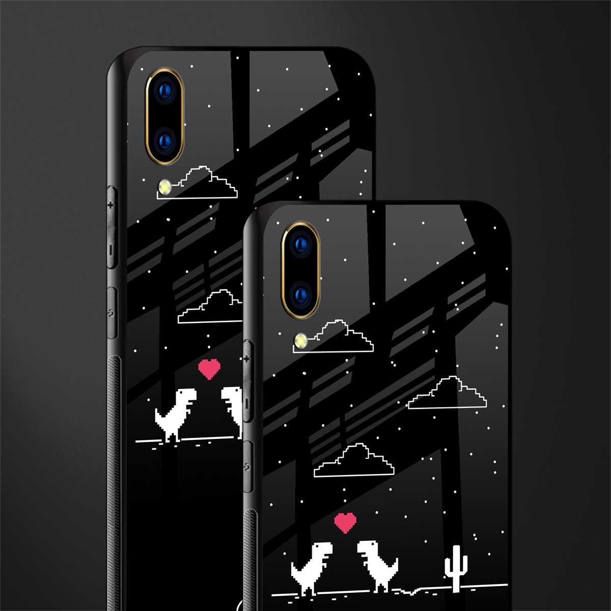 t-rex glass case for vivo v11 pro image-2