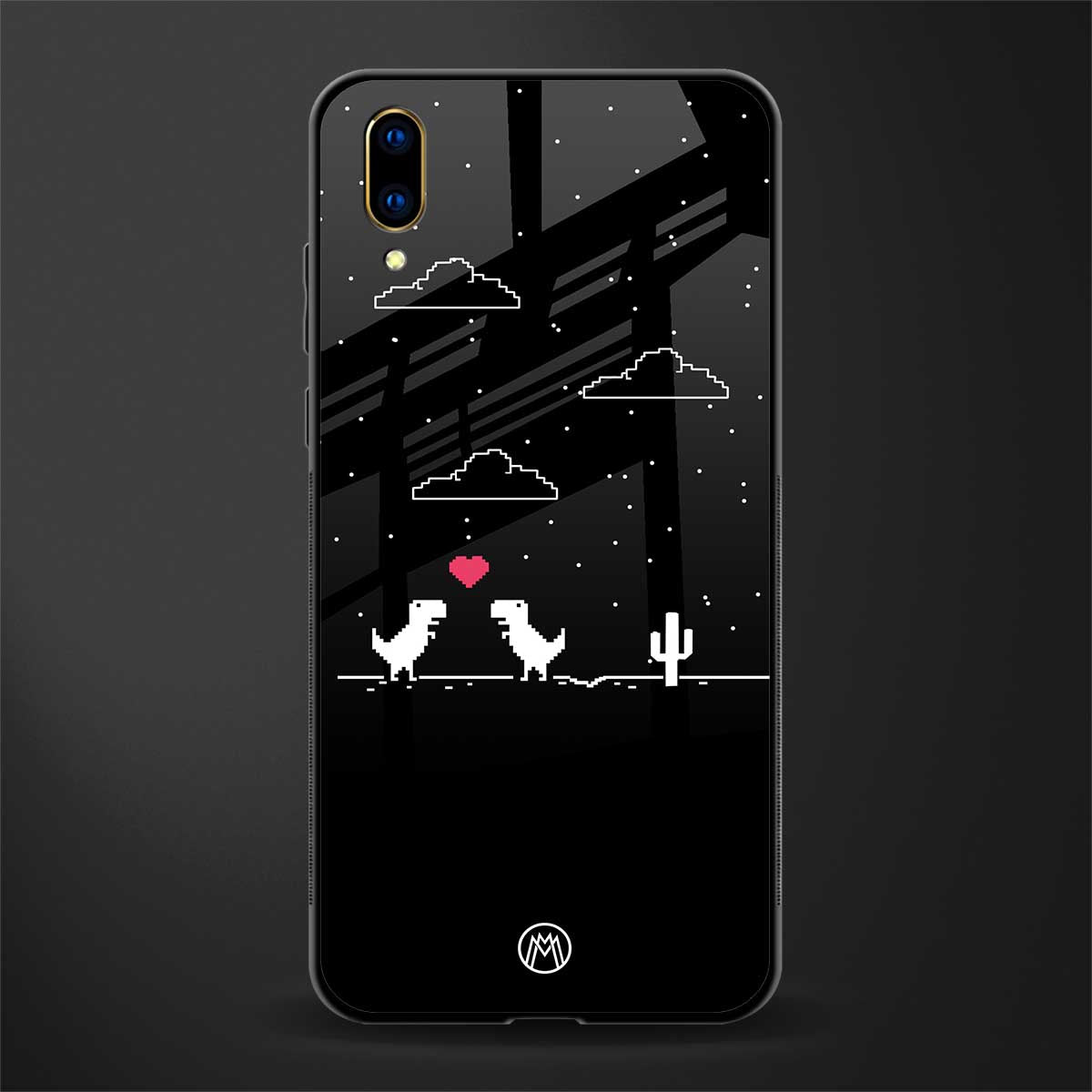 t-rex glass case for vivo v11 pro image
