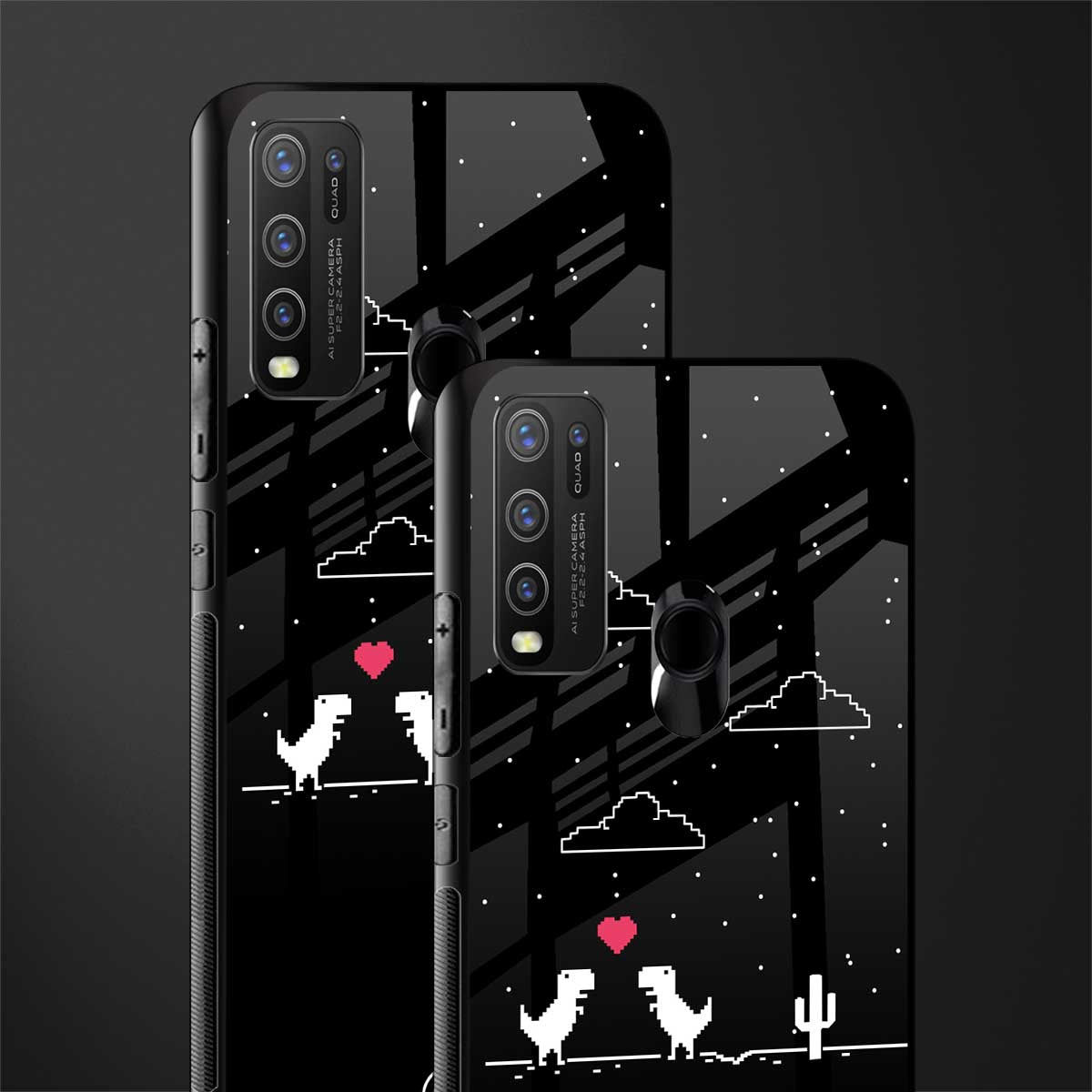 t-rex glass case for vivo y30 image-2