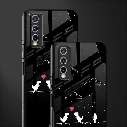 t-rex glass case for vivo y20svivo y20avivo y20g image-2