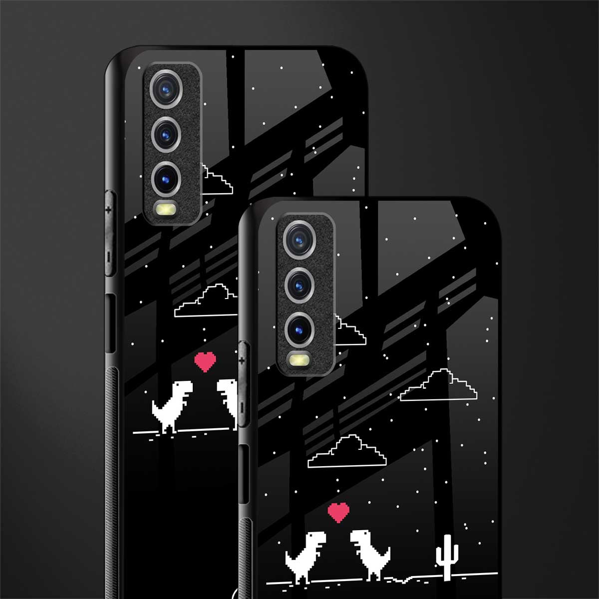 t-rex glass case for vivo y12g image-2