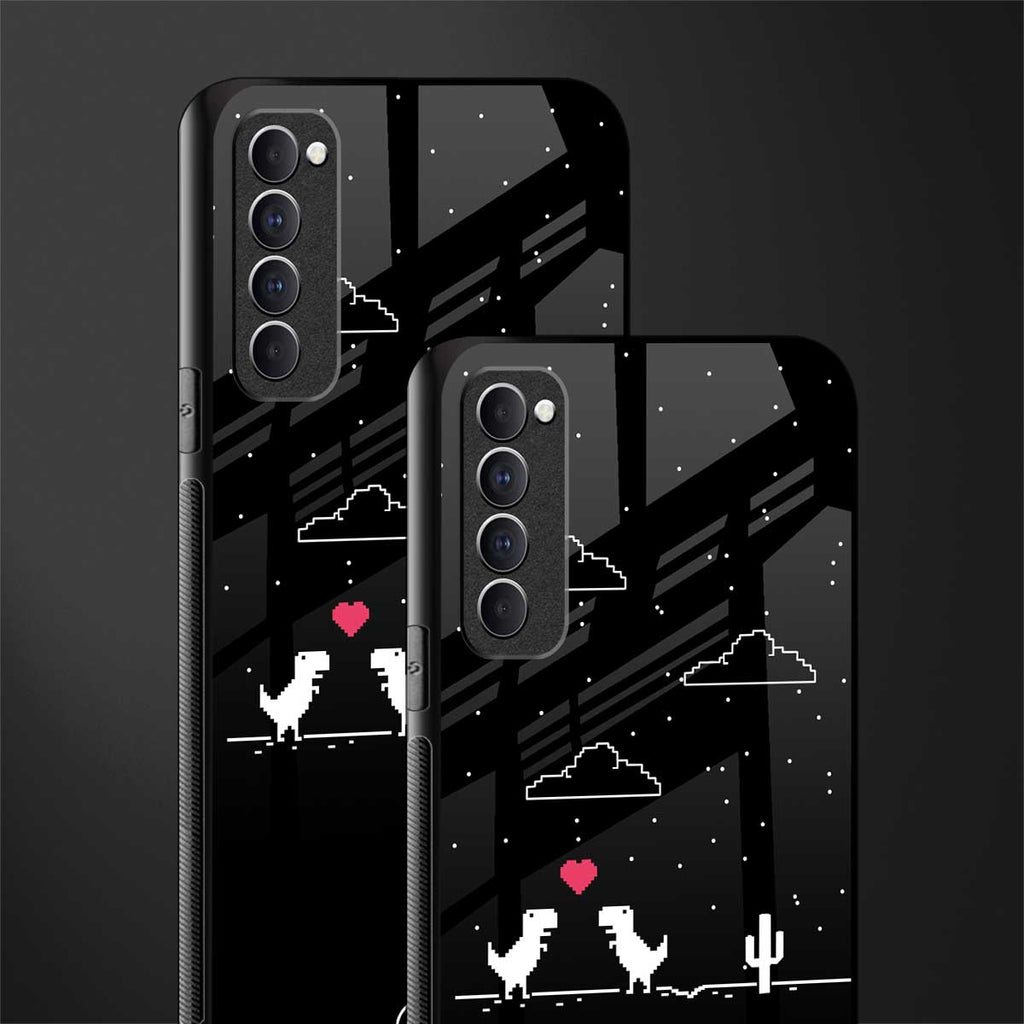 t-rex glass case for oppo reno 4 pro image-2