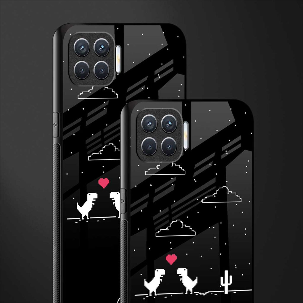 t-rex glass case for oppo f17 image-2