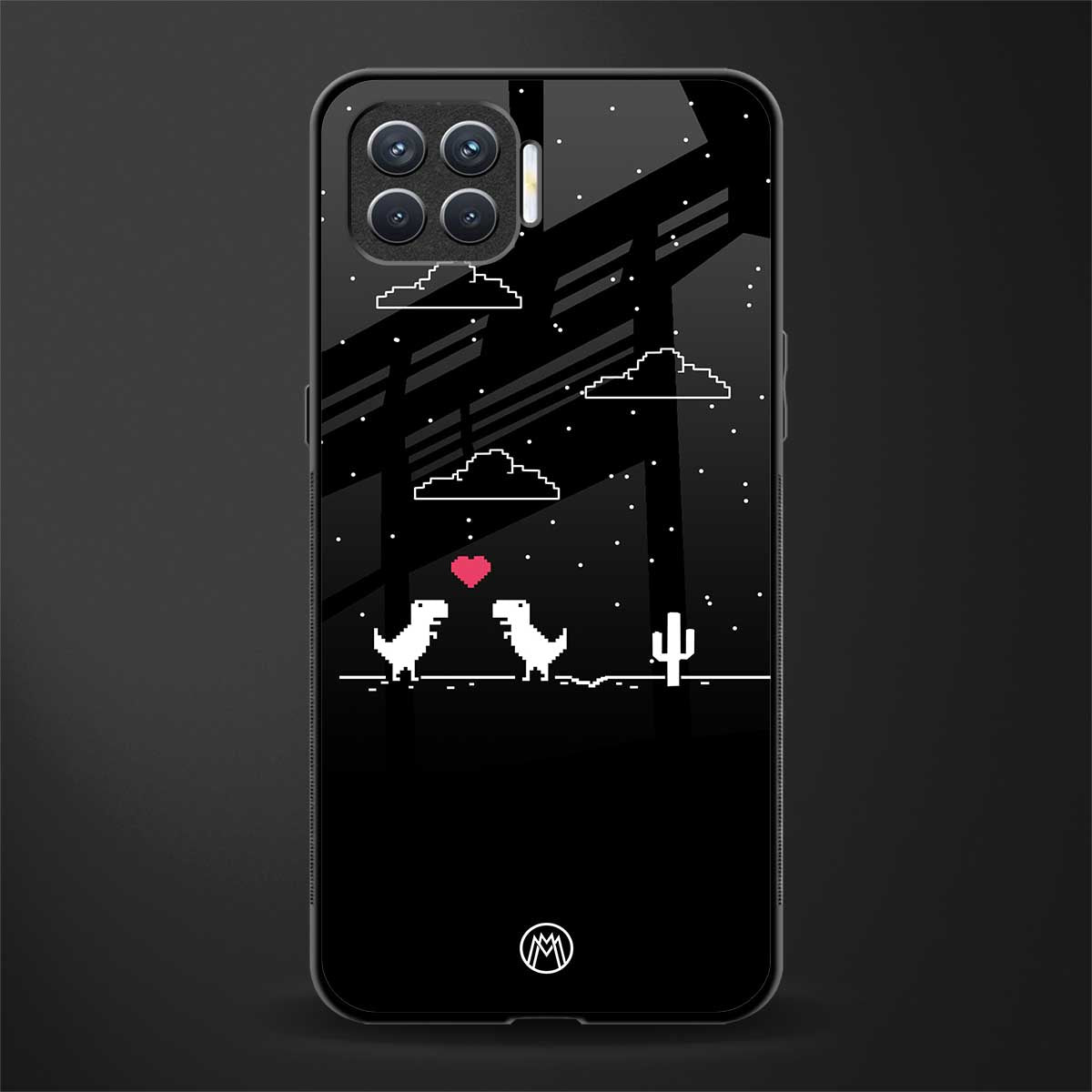 t-rex glass case for oppo f17 image
