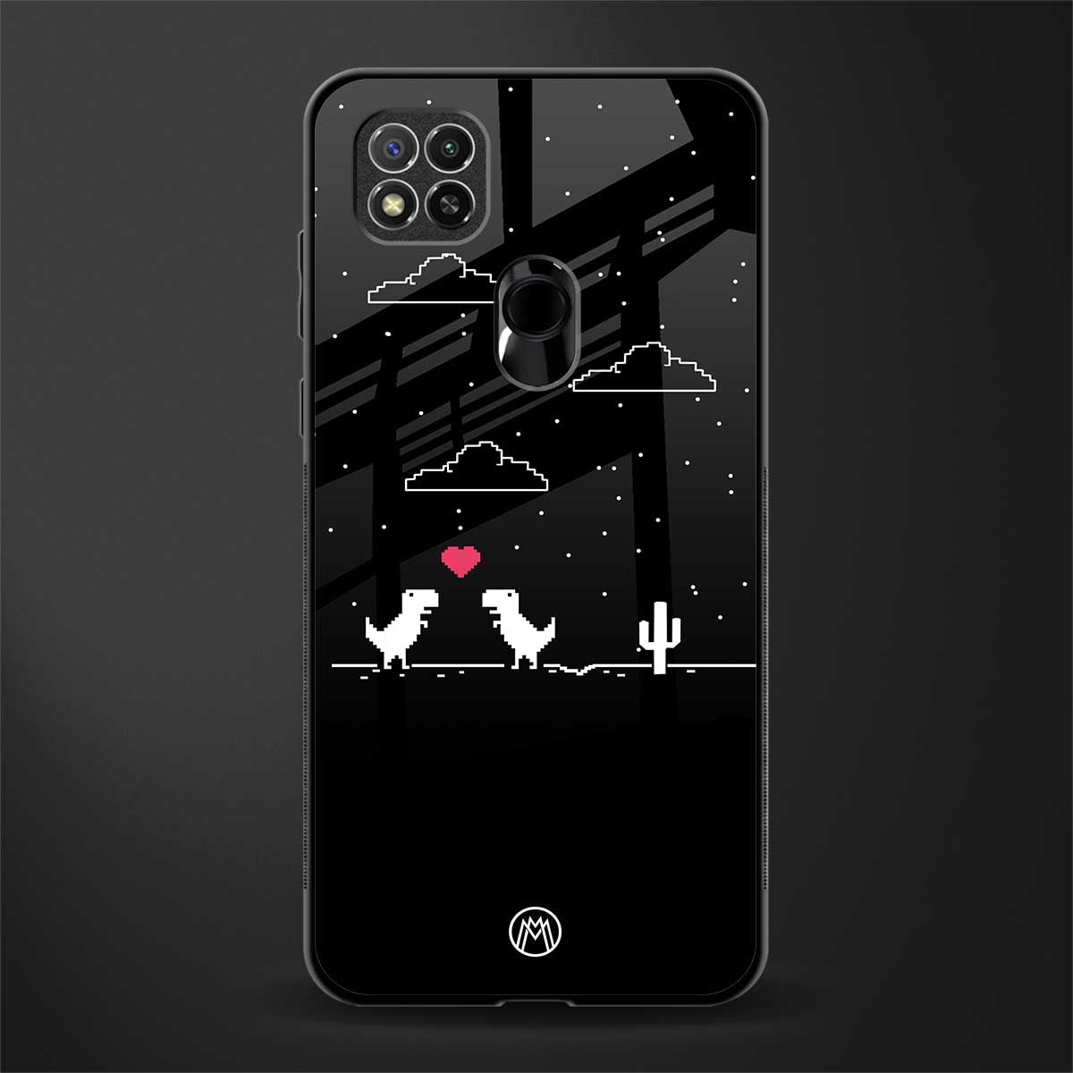 t-rex glass case for redmi 9c image