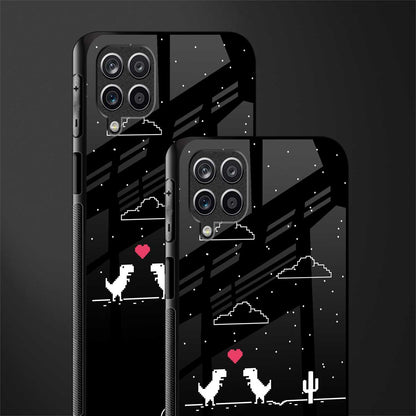 t-rex glass case for samsung galaxy f12 image-2