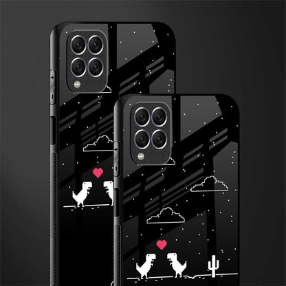 t-rex glass case for samsung galaxy f62 image-2