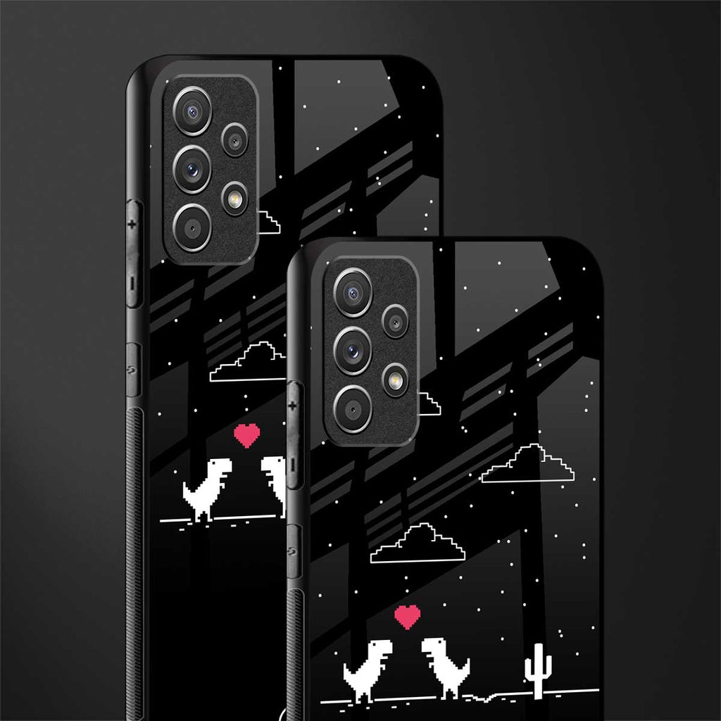 t-rex glass case for samsung galaxy a52 image-2
