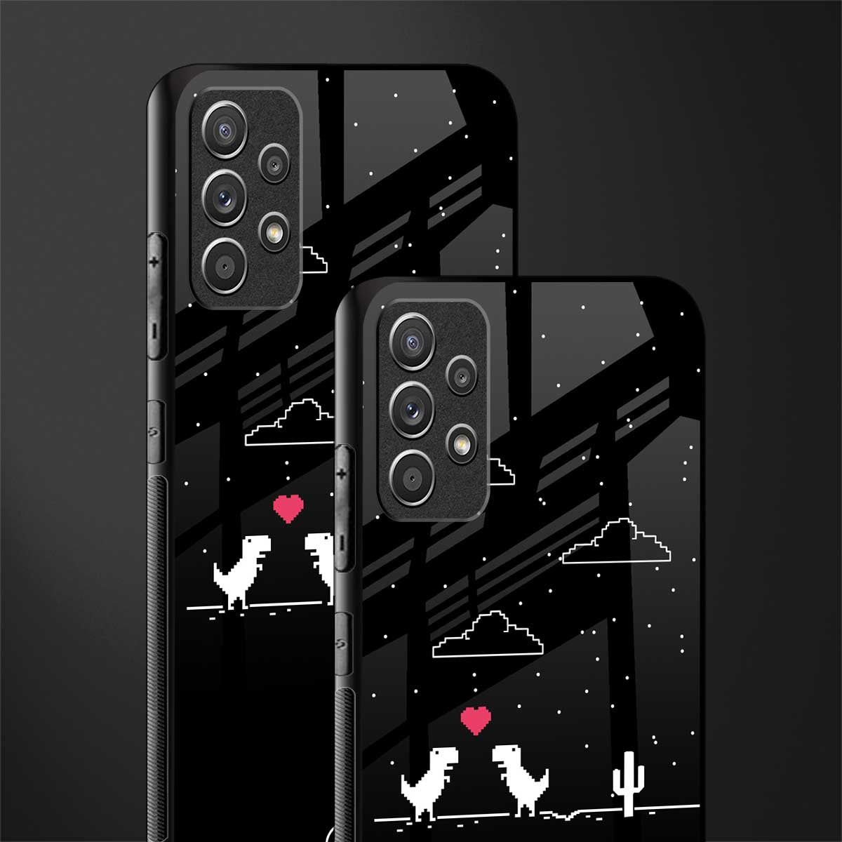 t-rex glass case for samsung galaxy a52 image-2