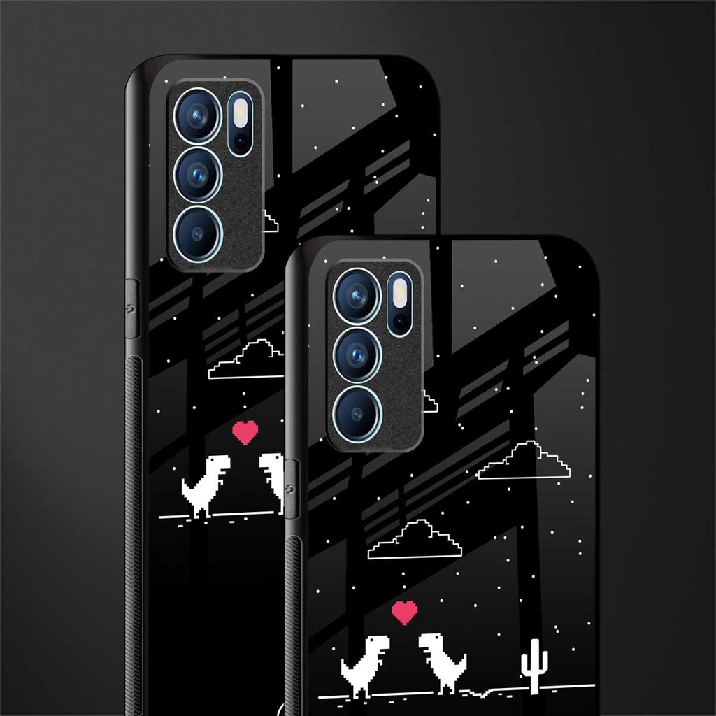 t-rex glass case for oppo reno6 pro 5g image-2