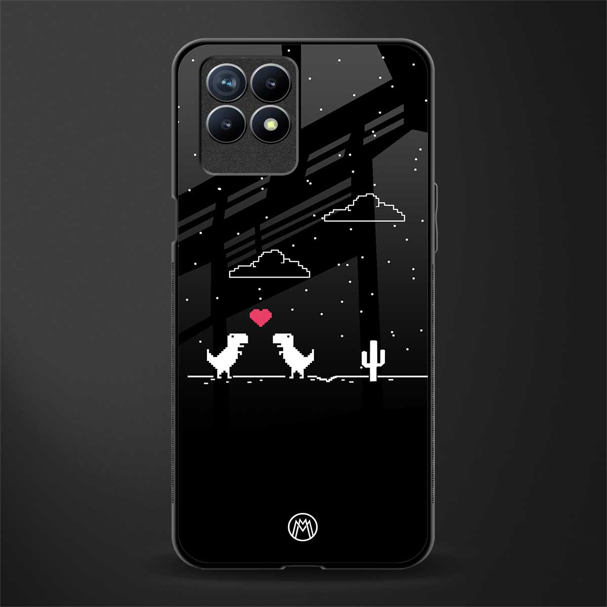 t-rex glass case for realme 8i image