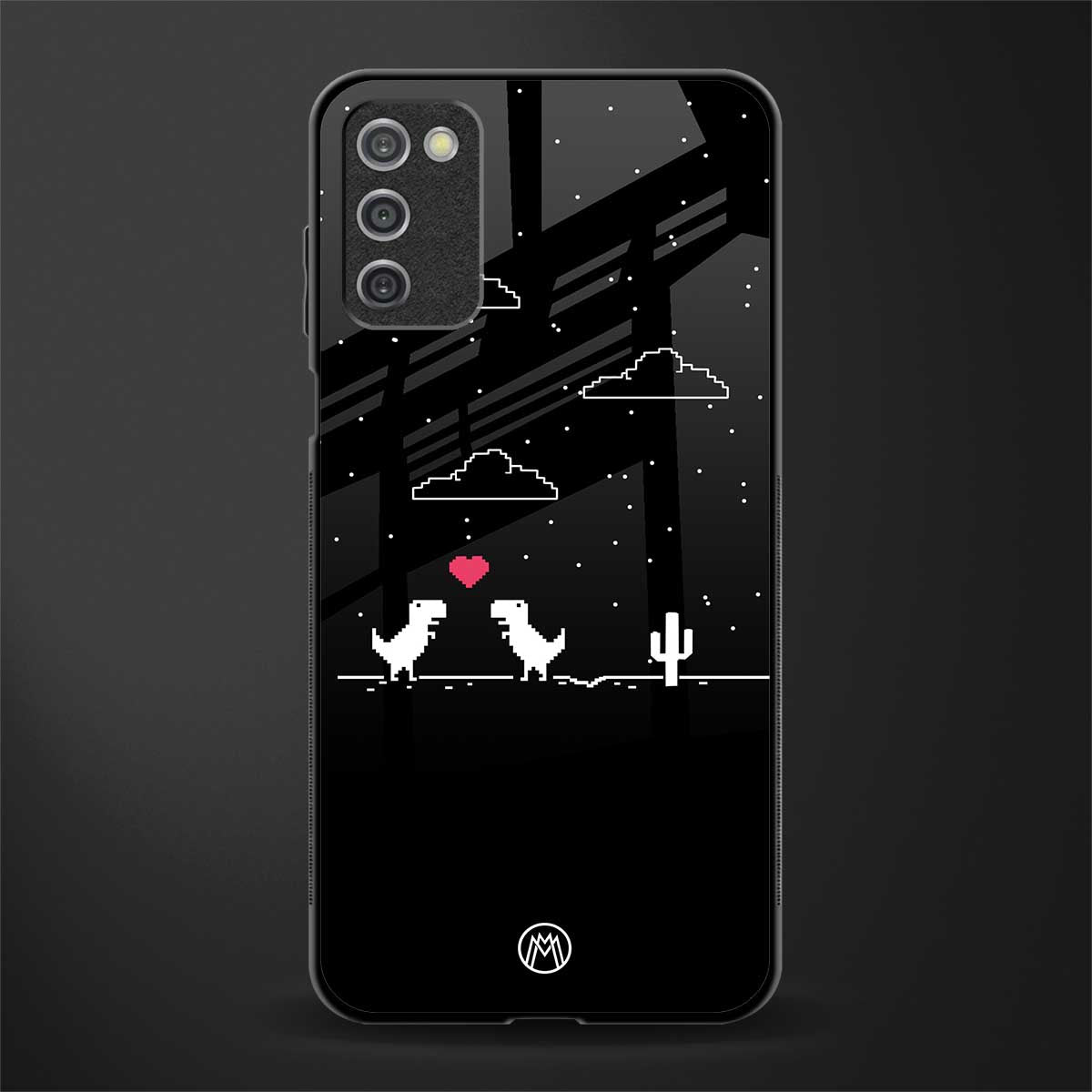 t-rex glass case for samsung galaxy a03s image