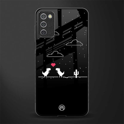 t-rex glass case for samsung galaxy a03s image