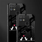 t-rex back phone cover | glass case for realme narzo 50a