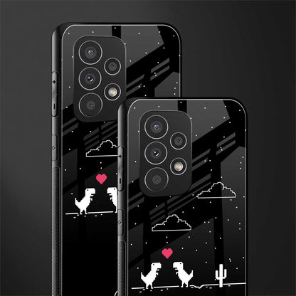 t-rex back phone cover | glass case for samsung galaxy a23