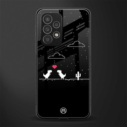 t-rex back phone cover | glass case for samsung galaxy a23
