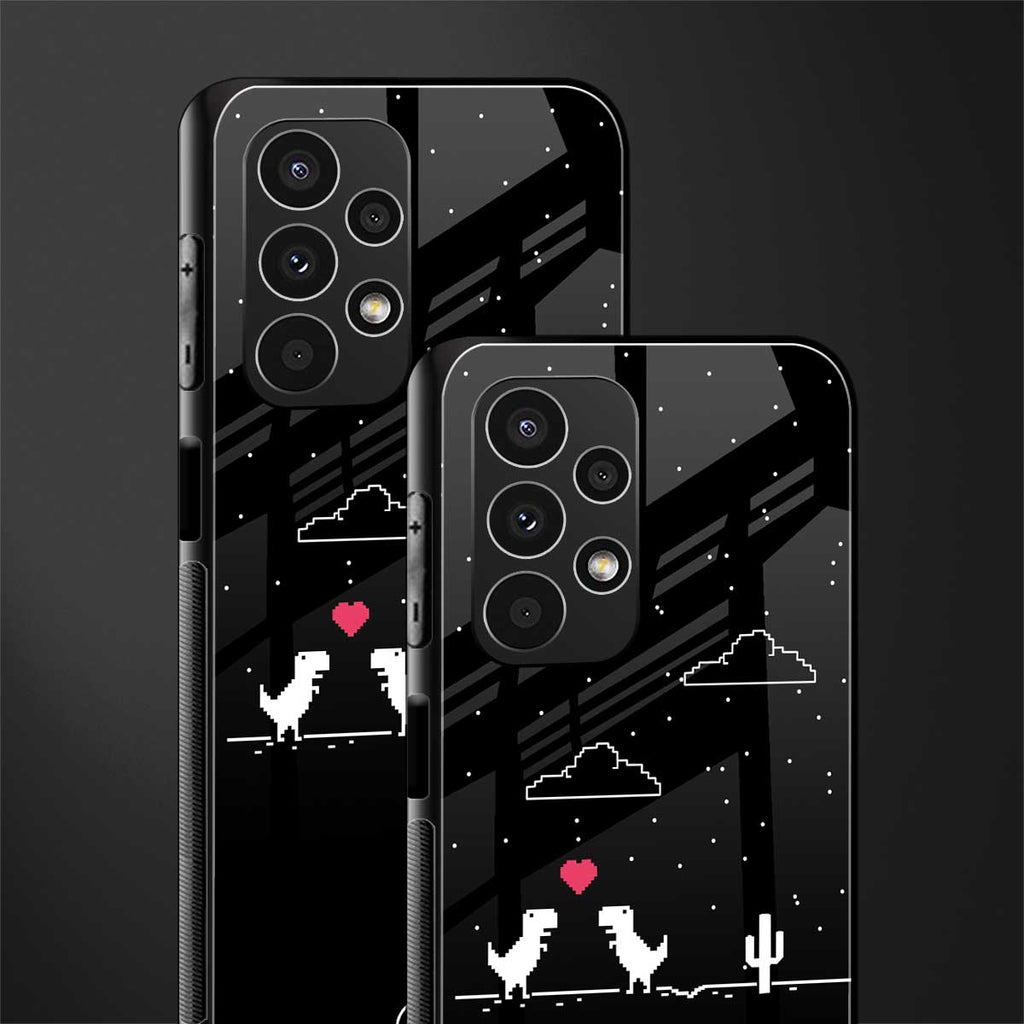 t-rex back phone cover | glass case for samsung galaxy a13 4g
