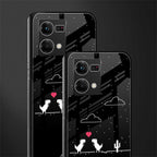 t-rex back phone cover | glass case for oppo f21 pro 4g