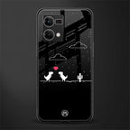 t-rex back phone cover | glass case for oppo f21 pro 4g