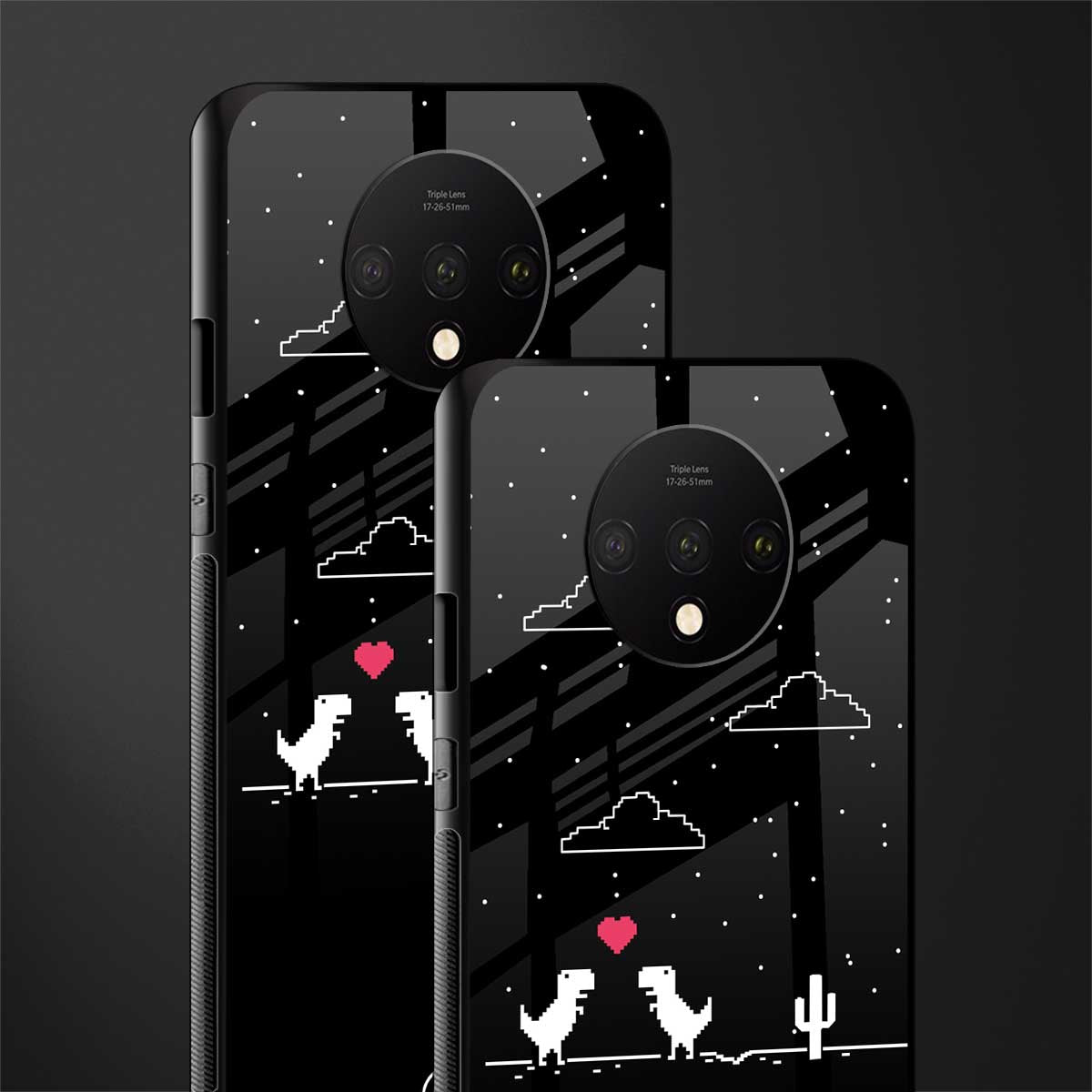 t-rex glass case for oneplus 7t image-2