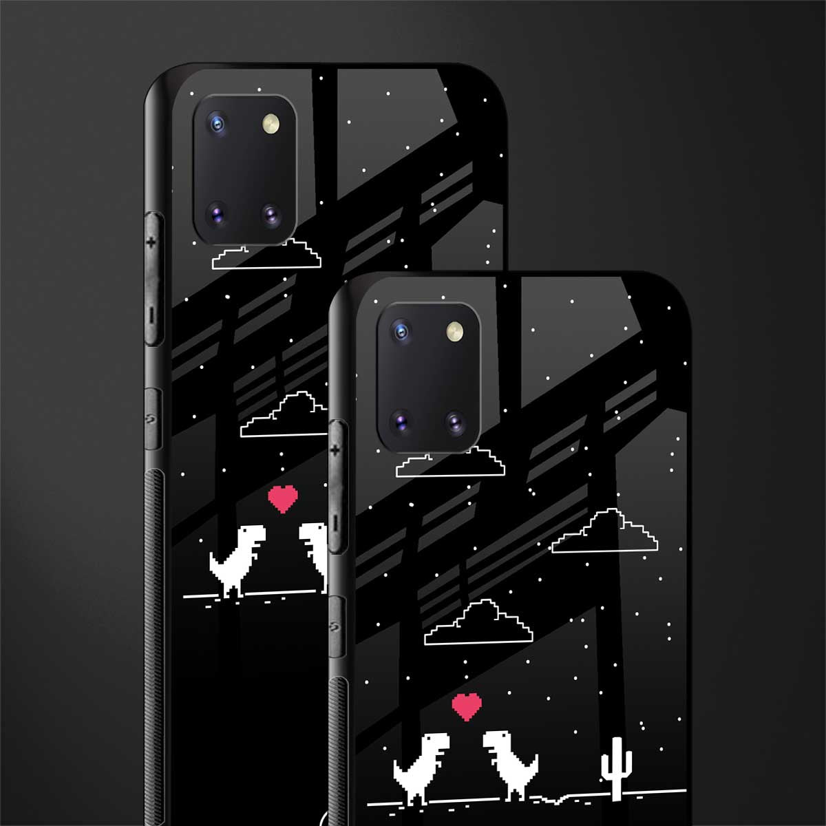 t-rex glass case for samsung a81 image-2