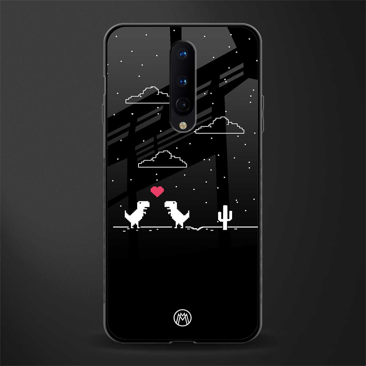 t-rex glass case for oneplus 8 image