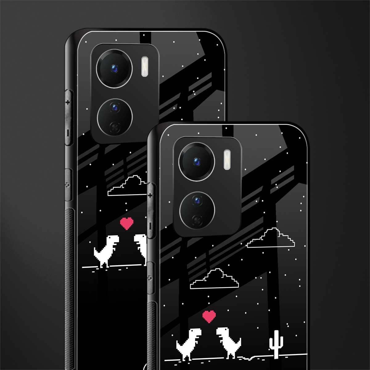 t-rex back phone cover | glass case for vivo y16