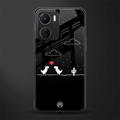 t-rex back phone cover | glass case for vivo y16