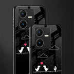 t-rex back phone cover | glass case for vivo y22