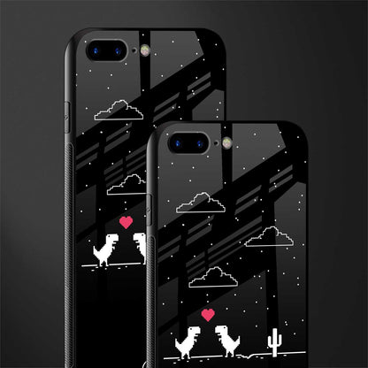 t-rex glass case for iphone 7 plus image-2