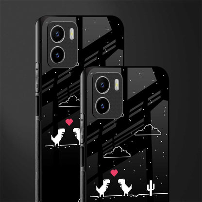t-rex back phone cover | glass case for vivo y72