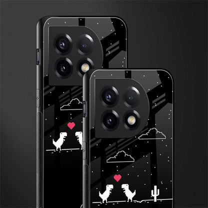 t-rex back phone cover | glass case for oneplus 11