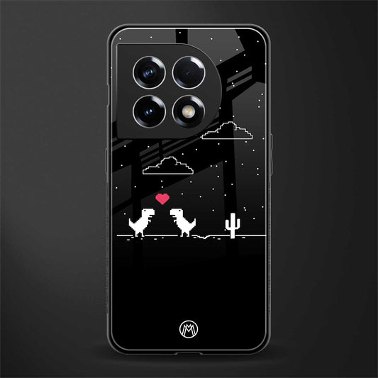t-rex back phone cover | glass case for oneplus 11