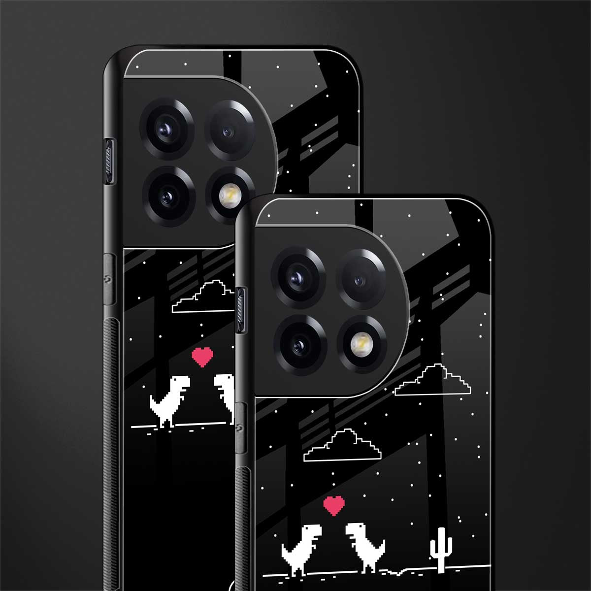 t-rex back phone cover | glass case for oneplus 11r