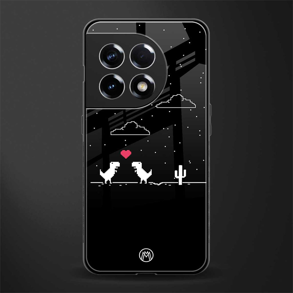 t-rex back phone cover | glass case for oneplus 11r
