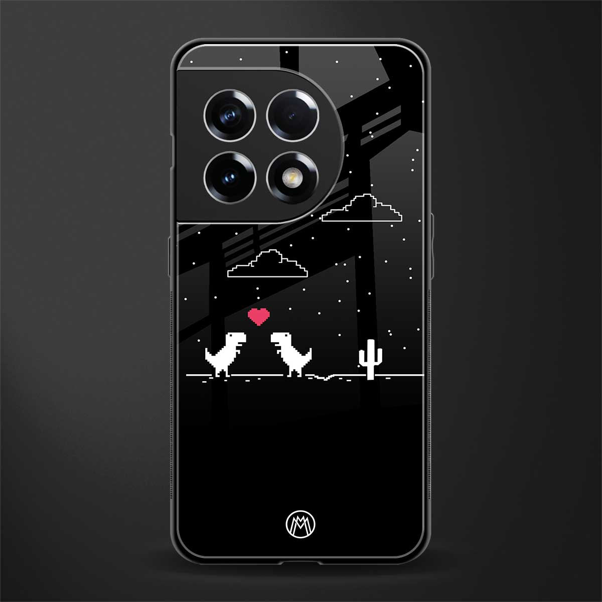 t-rex back phone cover | glass case for oneplus 11r