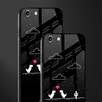 t-rex glass case for iphone 6s image-2