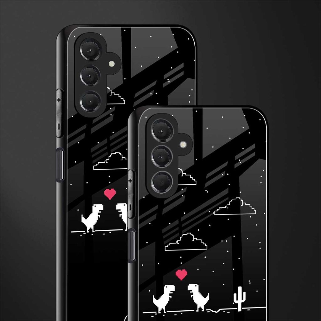 t-rex back phone cover | glass case for samsun galaxy a24 4g