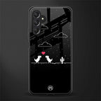 t-rex back phone cover | glass case for samsun galaxy a24 4g