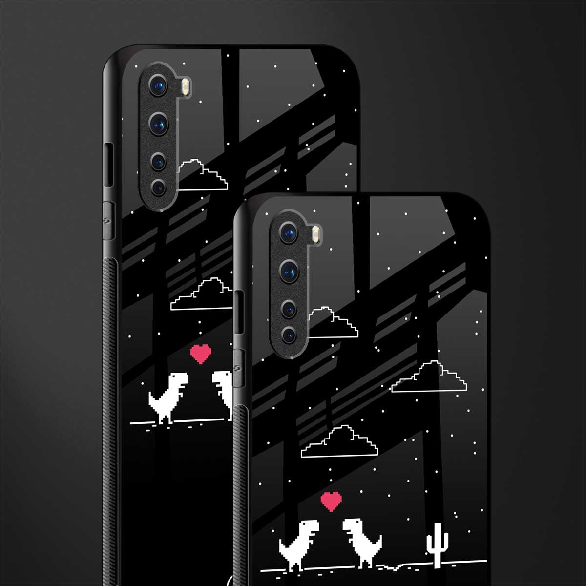 t-rex glass case for oneplus nord ac2001 image-2