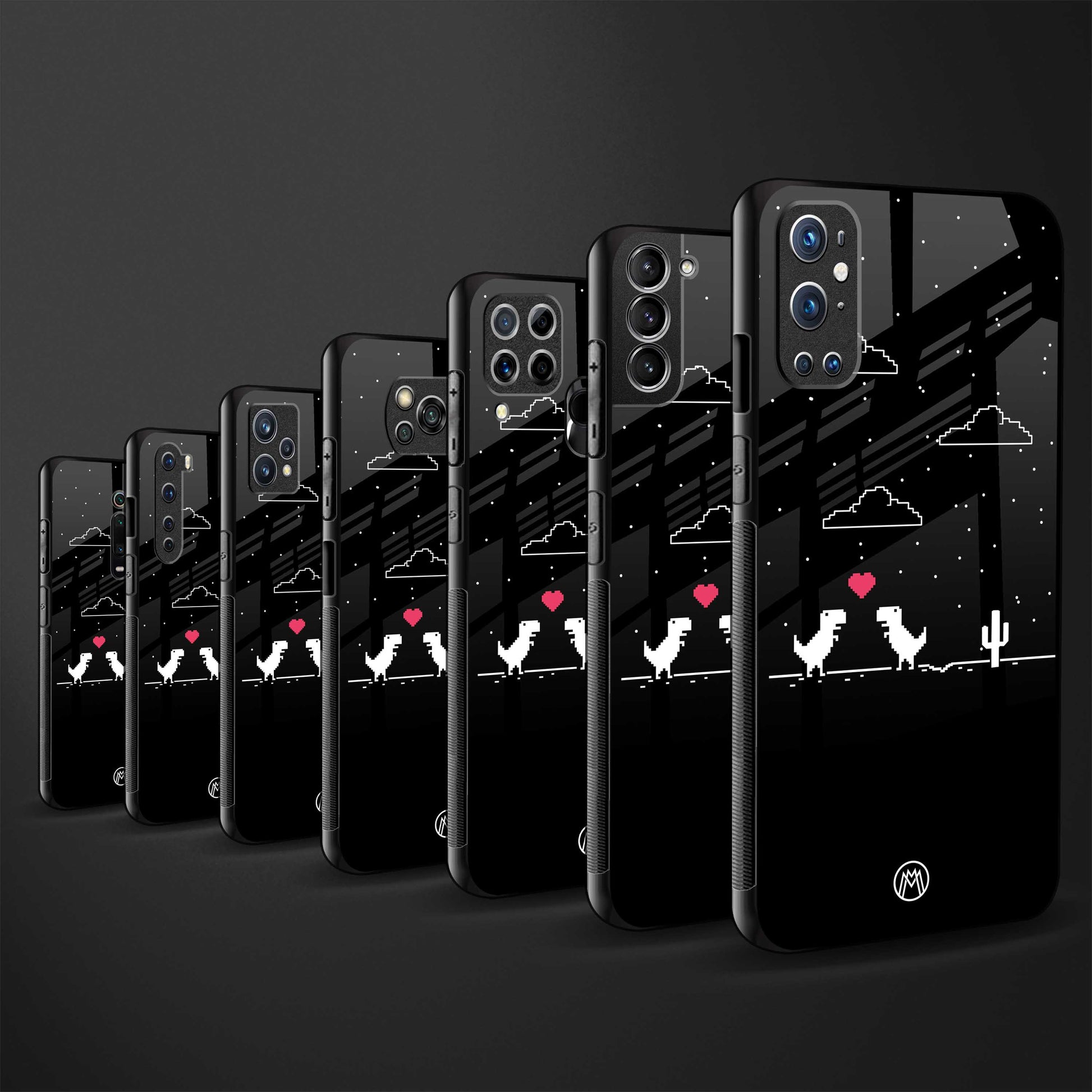 t-rex back phone cover | glass case for oppo f21 pro 4g