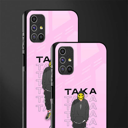 taka taka glass case for samsung galaxy m51 image-2