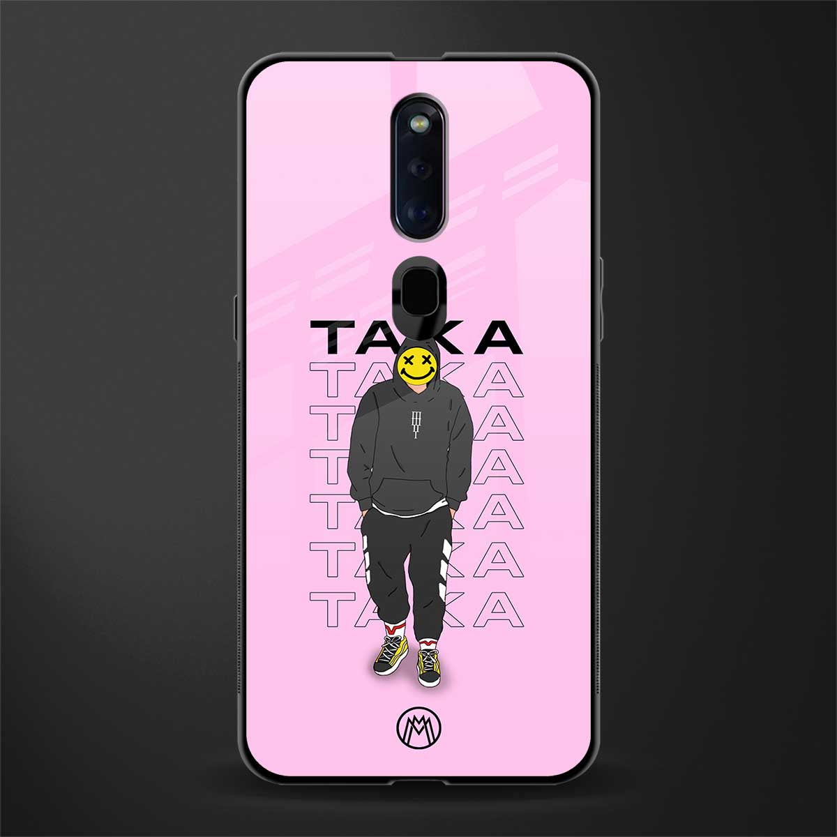 taka taka glass case for oppo f11 pro image