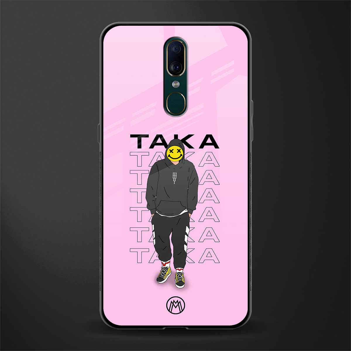 taka taka glass case for oppo a9 image