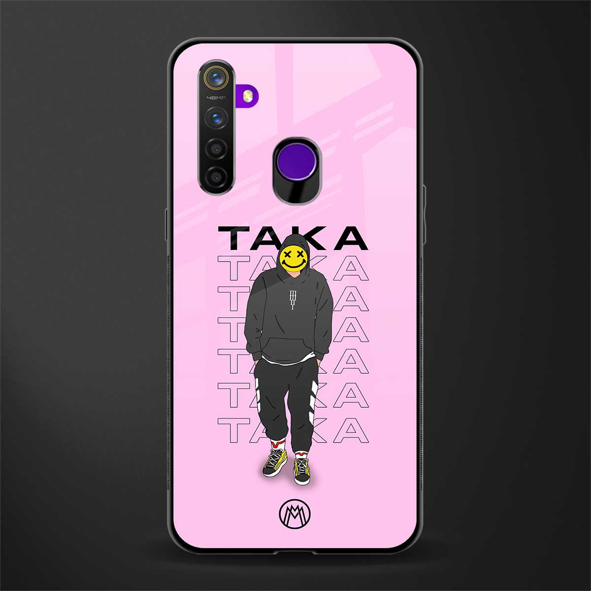 taka taka glass case for realme 5 pro image