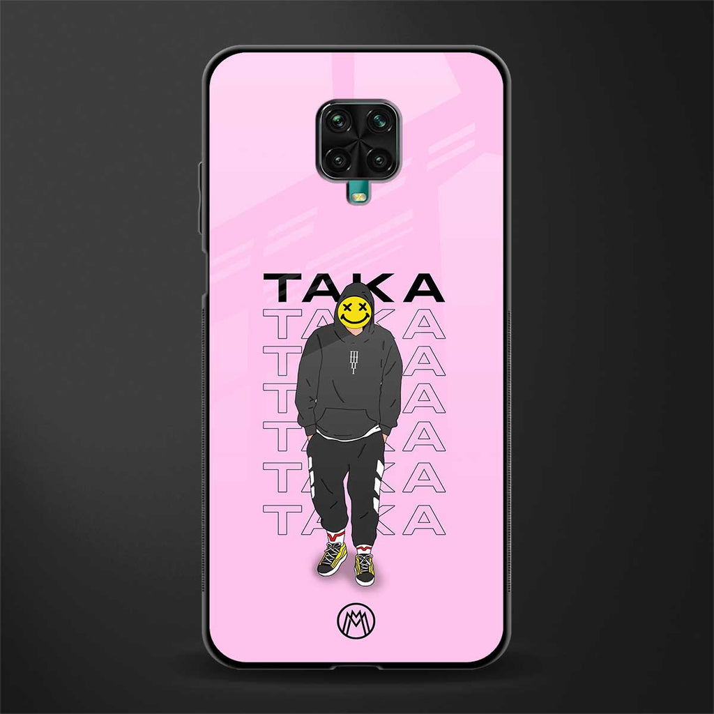 taka taka glass case for redmi note 9 pro image