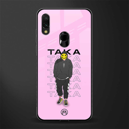 taka taka glass case for redmi note 7 pro image